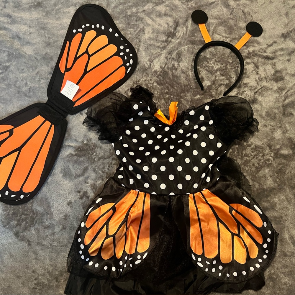 Toddler Butterfly Halloween Costume 2-3T